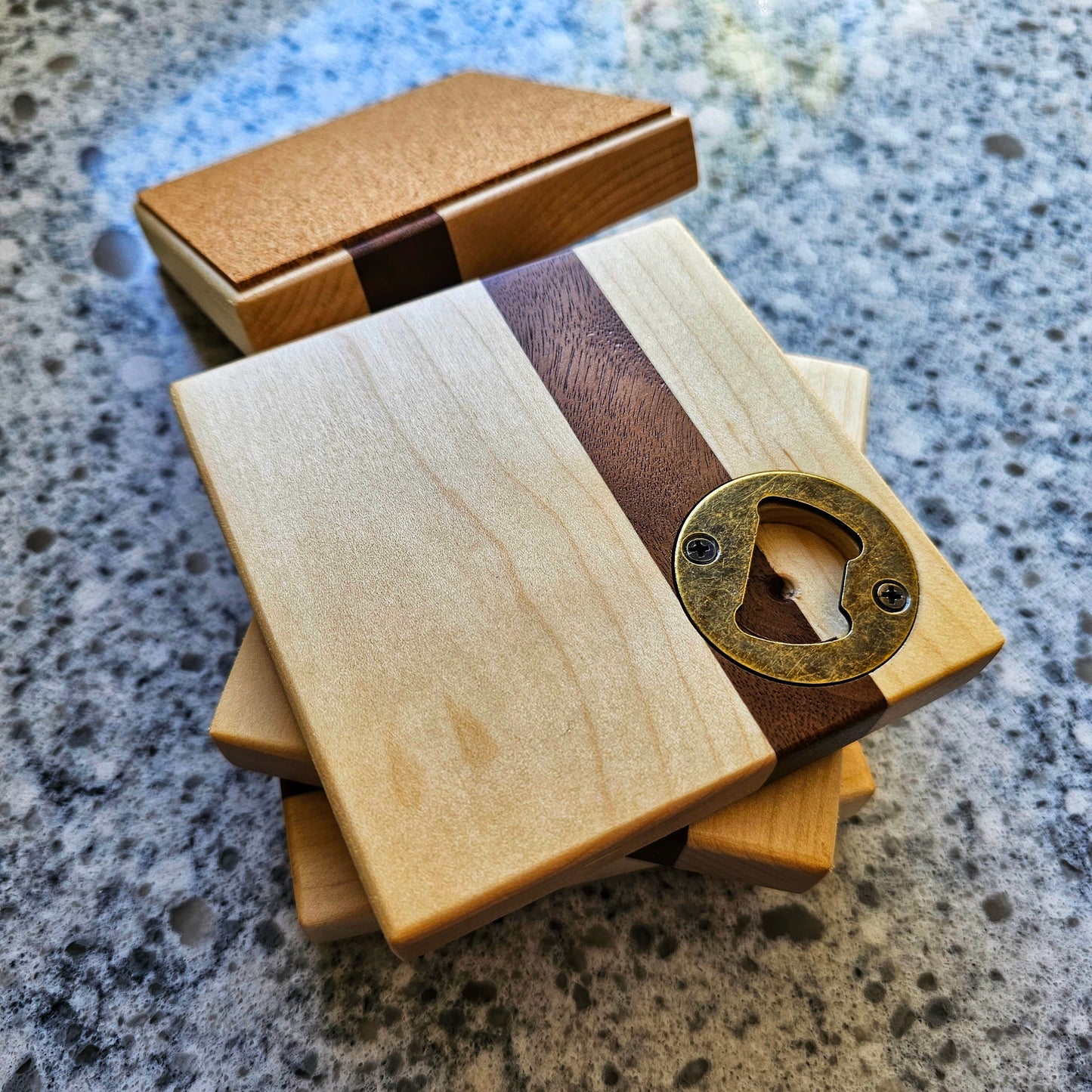 Coasters with Bottle Opener