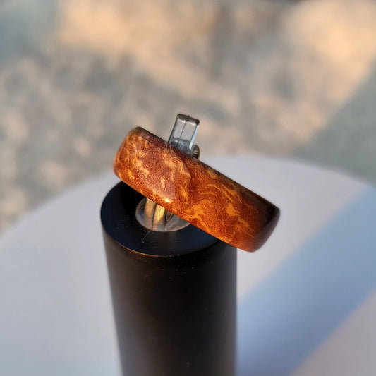 Clear Spalted Ring - Size 9.5