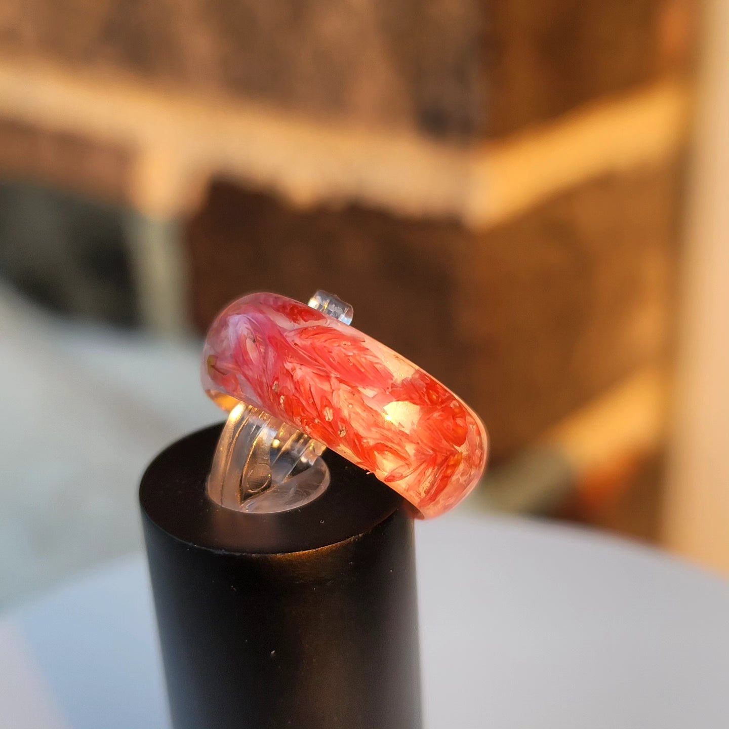Pink Wheat Ring - Size 6