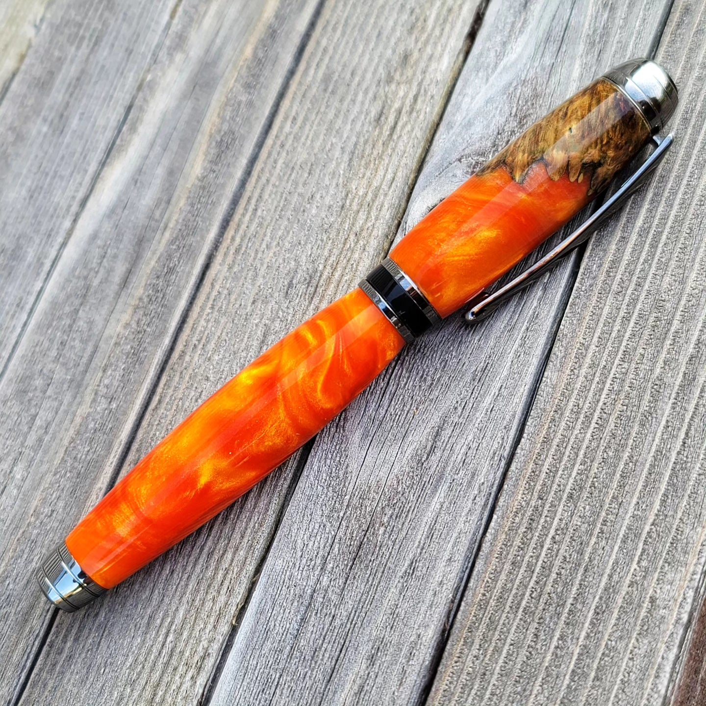The Great Pumpkin - Bigleaf Maple Hybrid Rollerball Pen