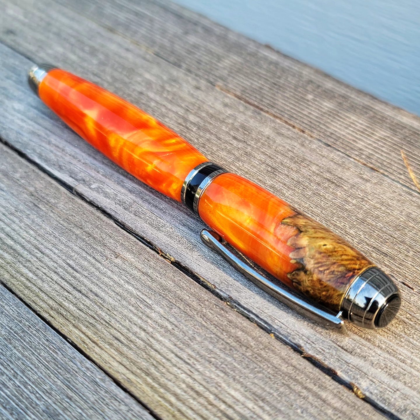 The Great Pumpkin - Bigleaf Maple Hybrid Rollerball Pen